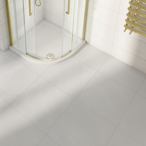 Alana White Stone Effect Wall and Floor Tiles