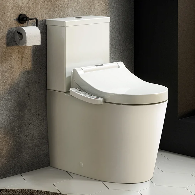 Arezzo Smart Toilet with Bidet Wash Function, Heated Seat + Dryer