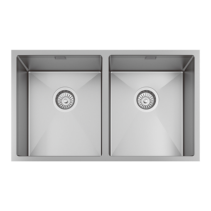 Bower 740 x 440mm Stainless Steel 2.0 Bowl Undermount Kitchen Sink - Image 3