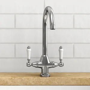 Bower Dual-Lever Traditional Kitchen Tap