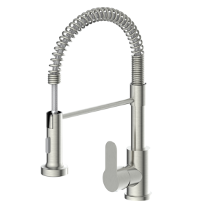 Bower Vetto Pull Out Kitchen Mixer Tap Brushed Stainless Steel