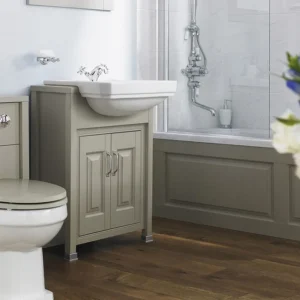 Carlton 560 x 450mm 1TH Semi Recessed Basin