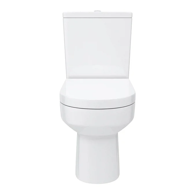 Metro Rimless Close Coupled Modern Toilet + Soft Close Seat - Image 3