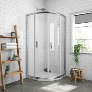 Newark 800 x 800mm Quadrant Shower Enclosure + Pearlstone Tray