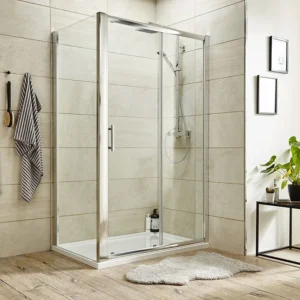 Toreno 8mm Rectangular Sliding Door Shower Enclosure - Easy Fit